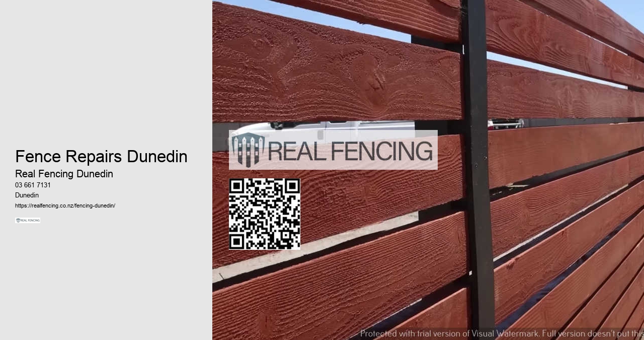 Landscaping Fence Dunedin