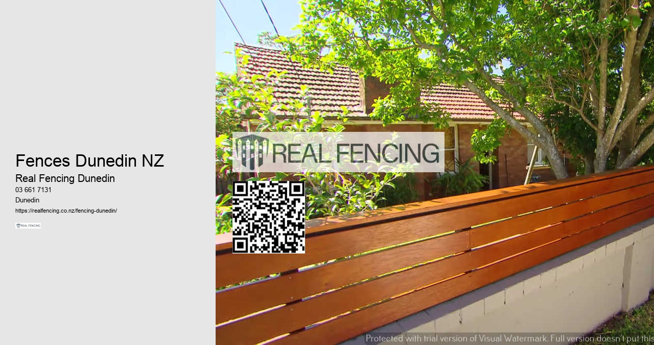 Cedar Privacy Fencing Dunedin