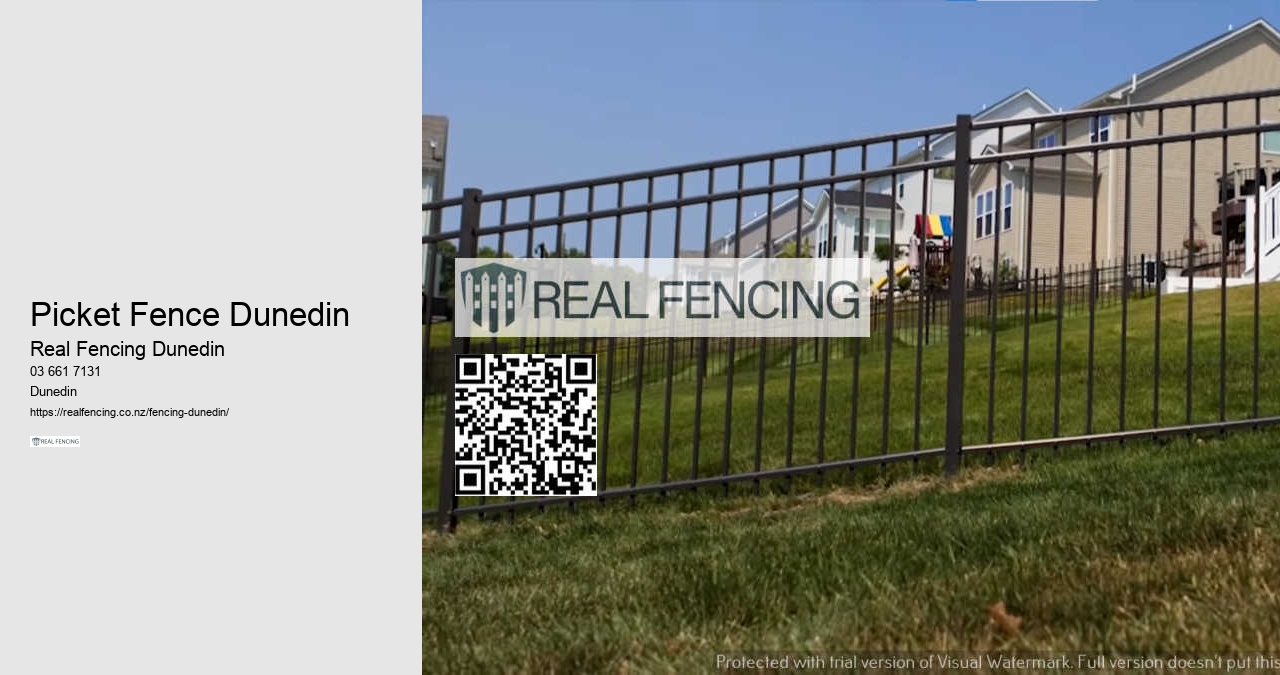 Garden Fencing Dunedin