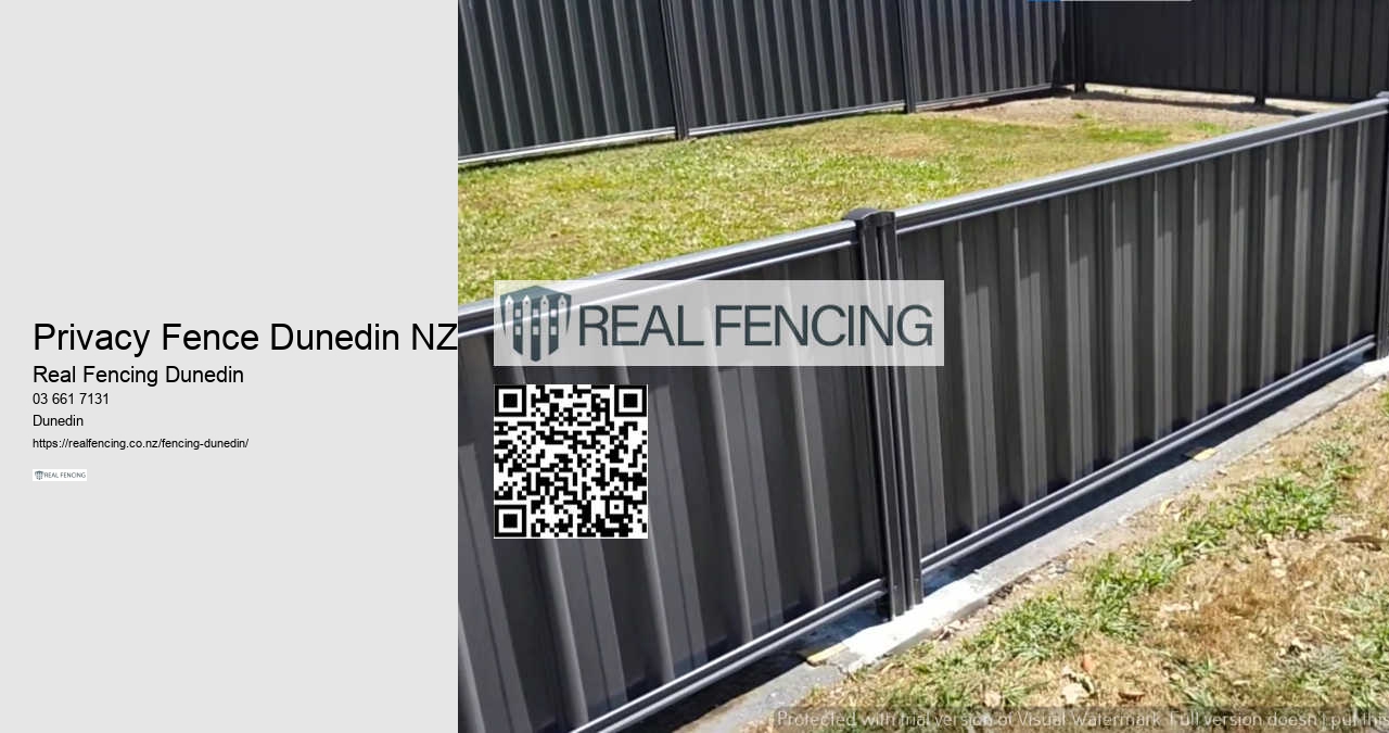 Fence Contractors Dunedin