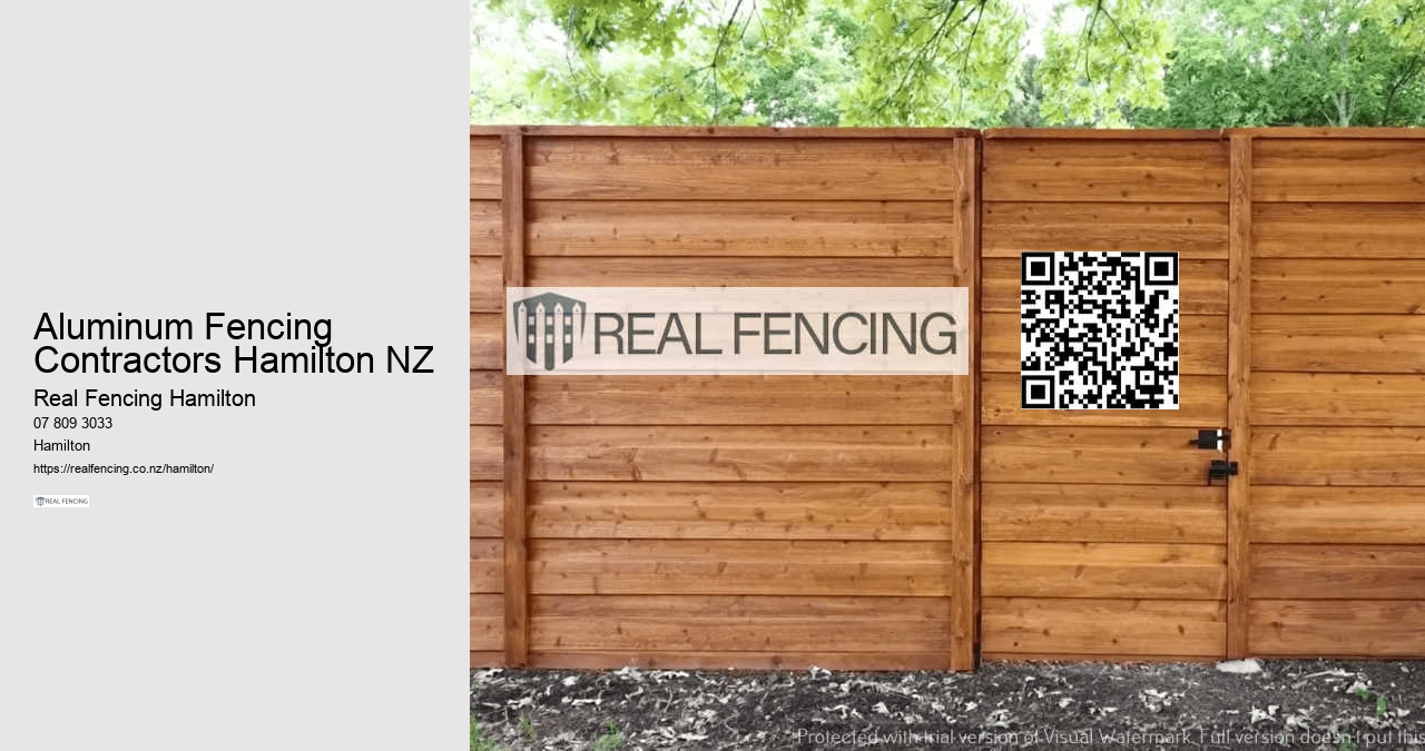 Aluminum Fencing Contractors Hamilton NZ