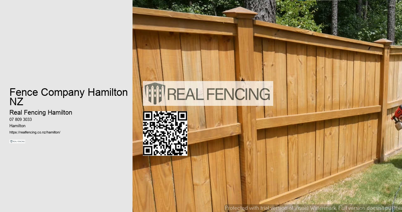 Garden Fencing Installation Hamilton