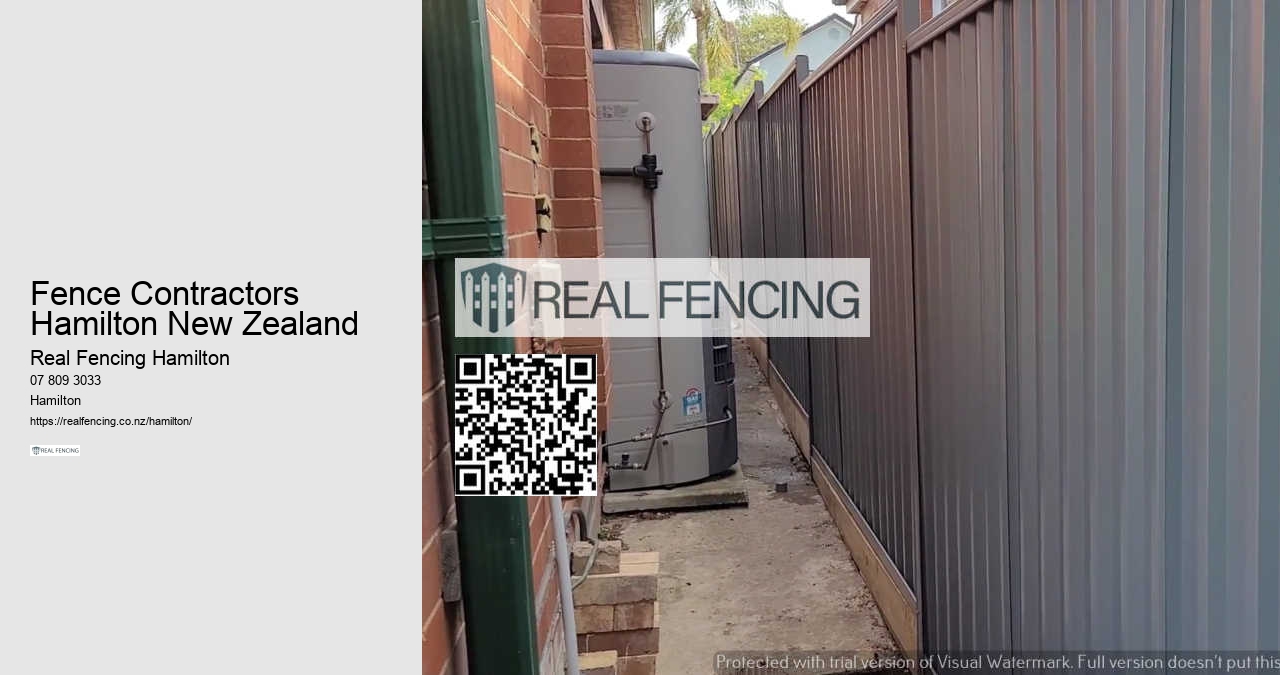 Decorative Fence Installation Hamilton