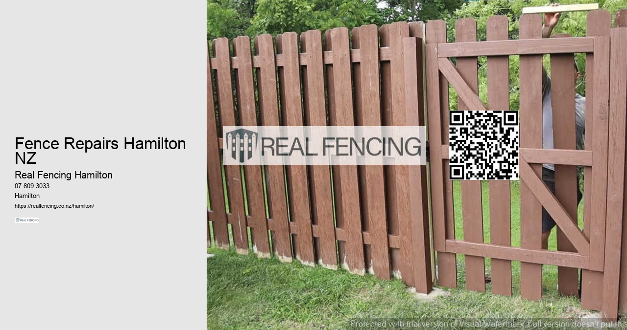 Fence Repairs Hamilton NZ