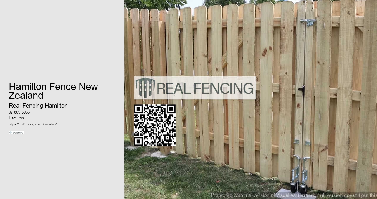 Garden Fence Design Hamilton