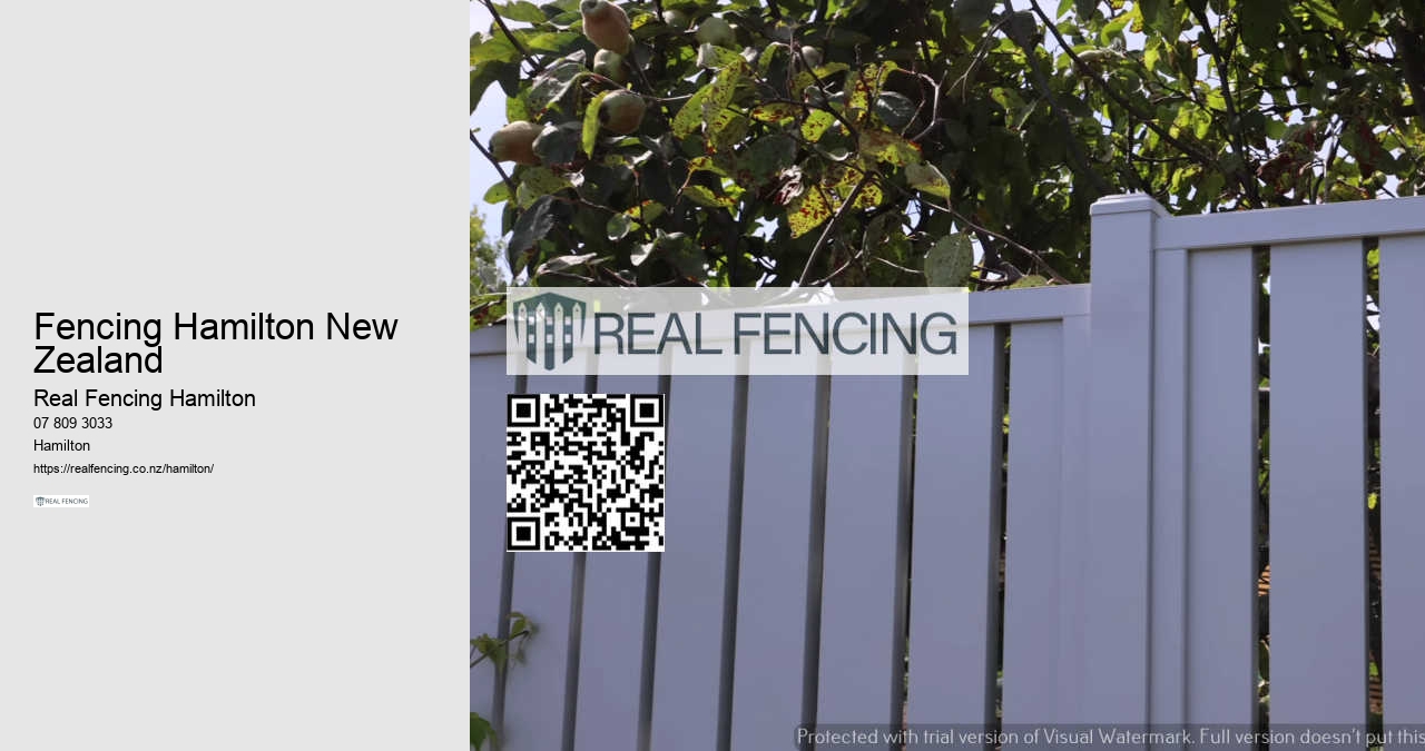 Vinyl Fence Hamilton