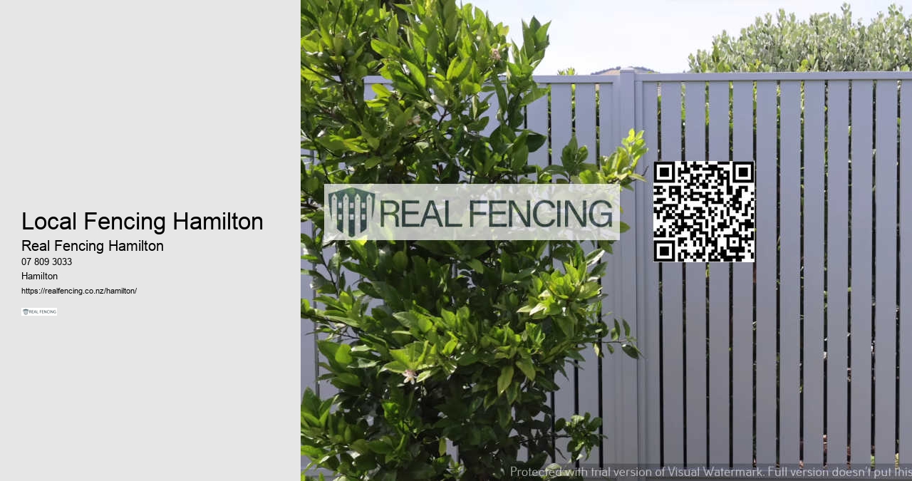 Local Fencing Hamilton