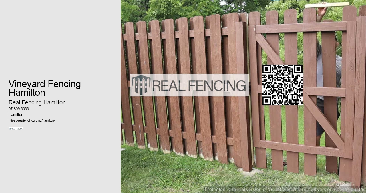 Vineyard Fencing Hamilton