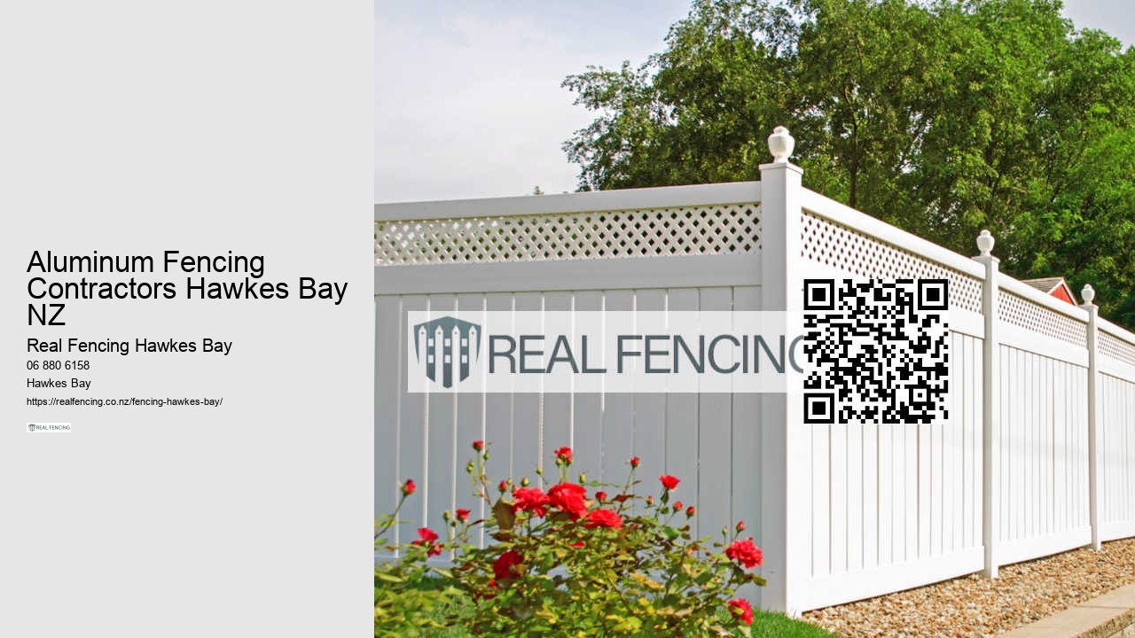 Aluminum Fencing Contractors Hawkes Bay NZ