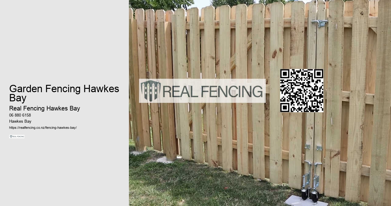 Garden Fencing Hawkes Bay