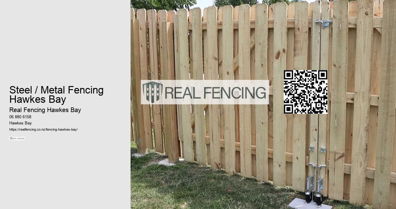 Steel / Metal Fencing Hawkes Bay