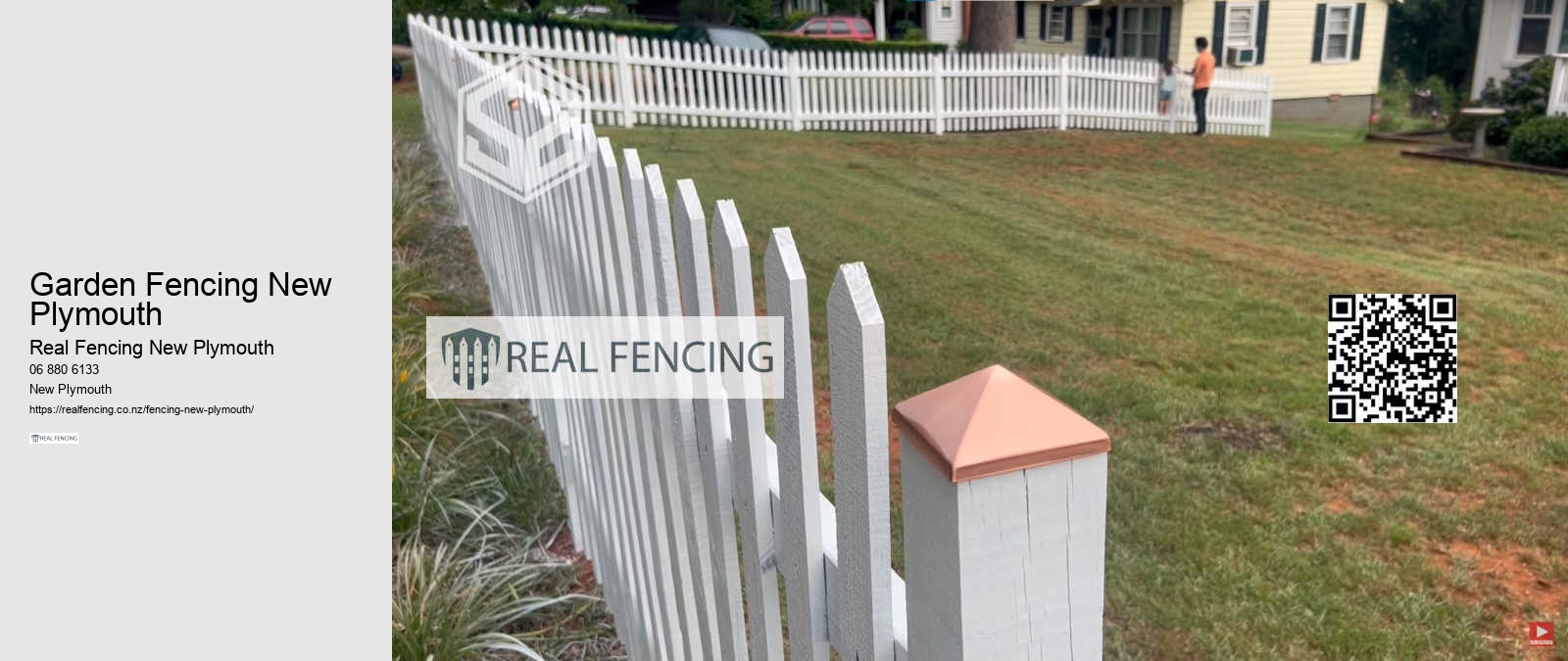 Garden Fencing New Plymouth