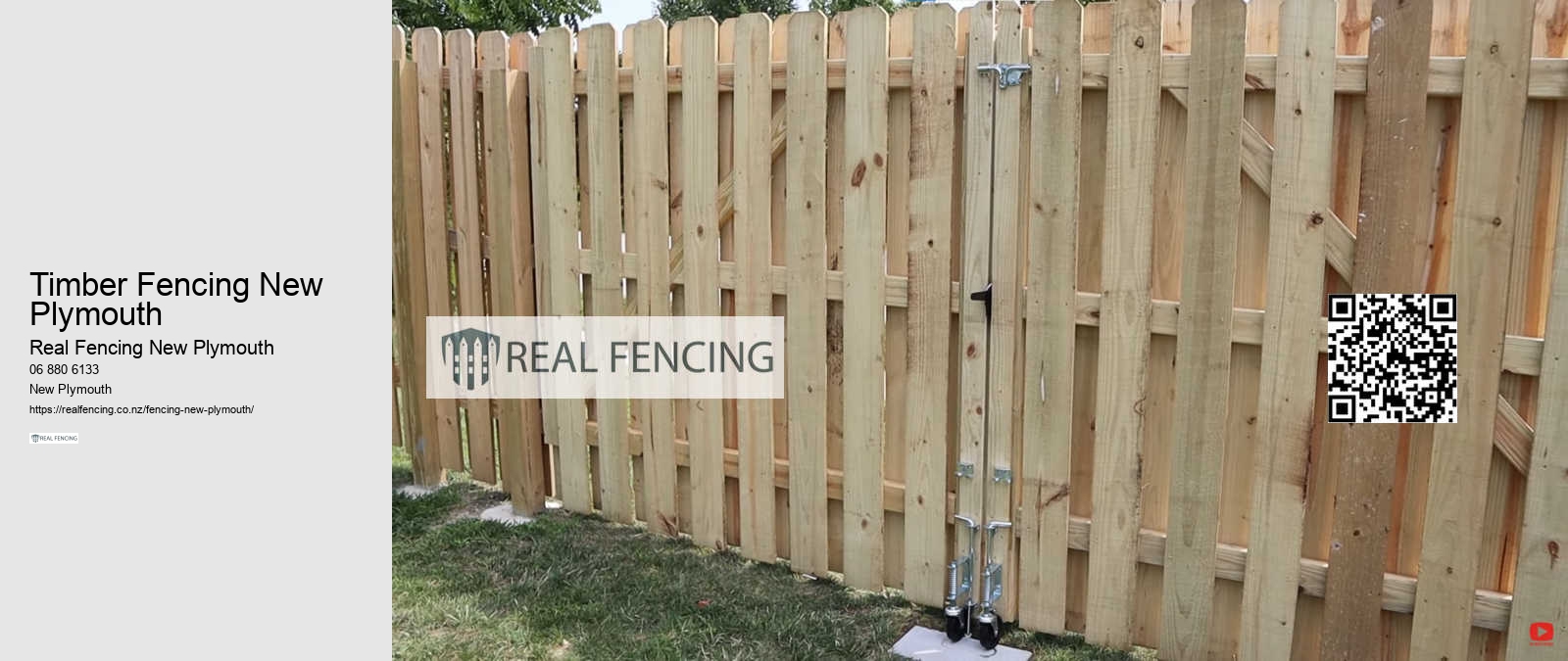 Timber Fencing New Plymouth