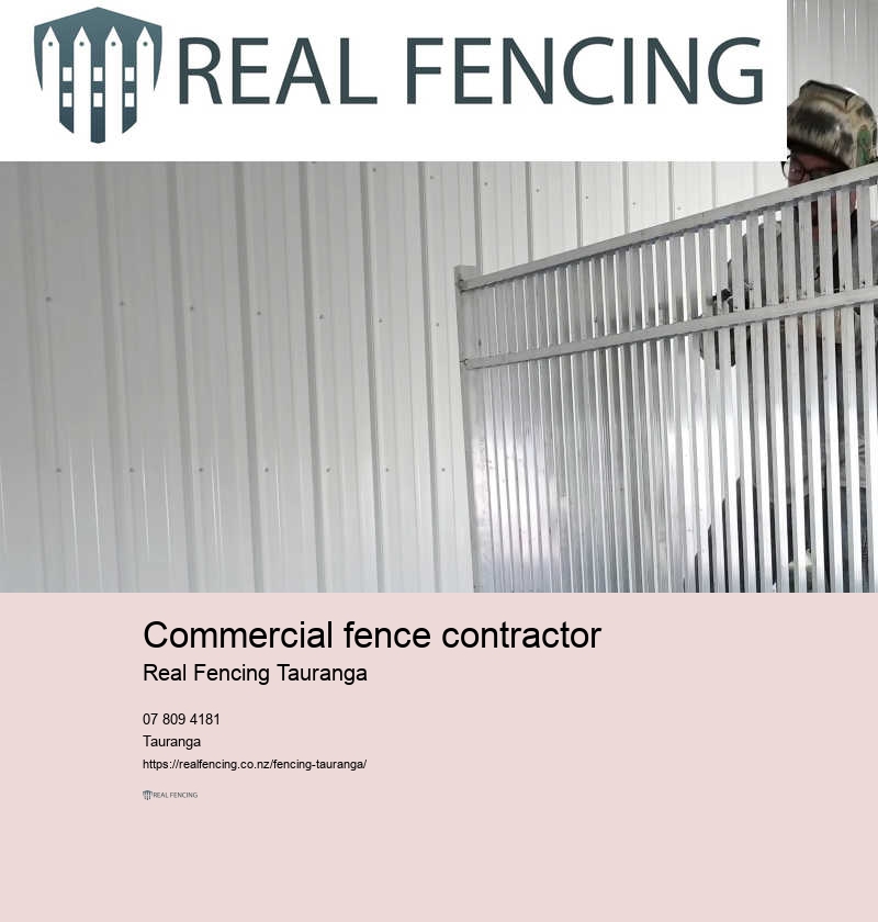 Tauranga fence contractor