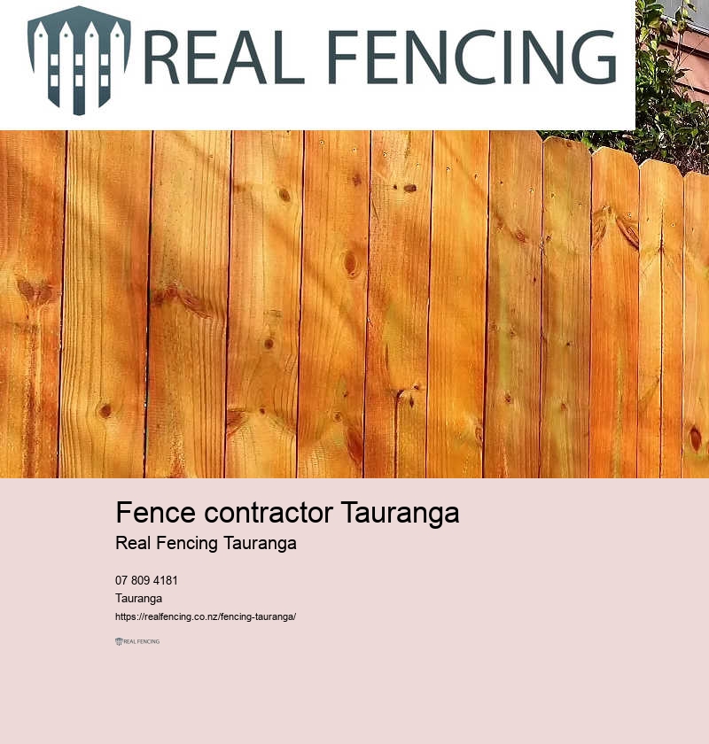 Fence contractor Tauranga