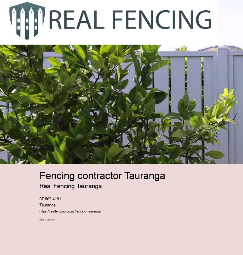 Fence and contractor