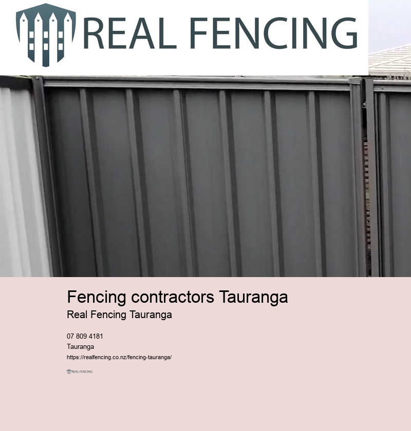 Tauranga metal fencing
