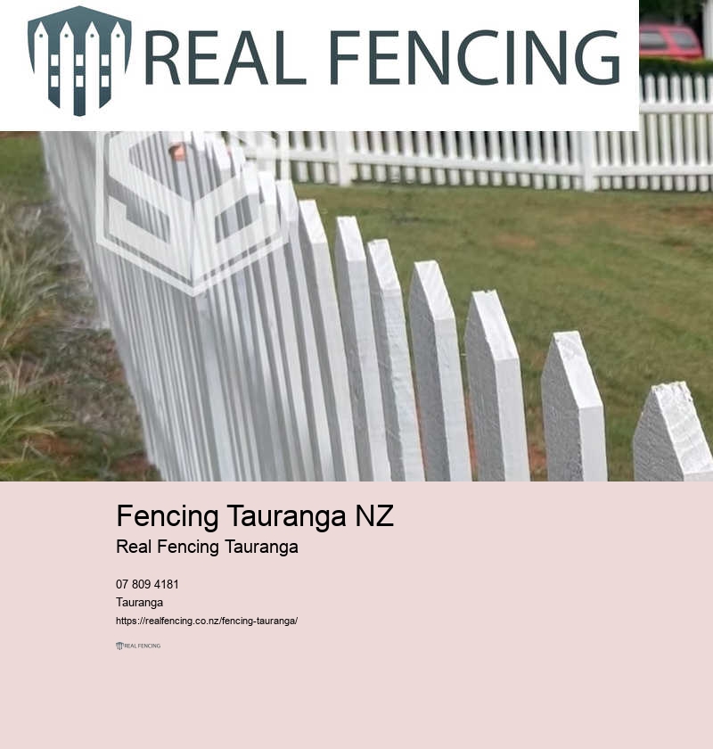 Tauranga standards for timber fencing