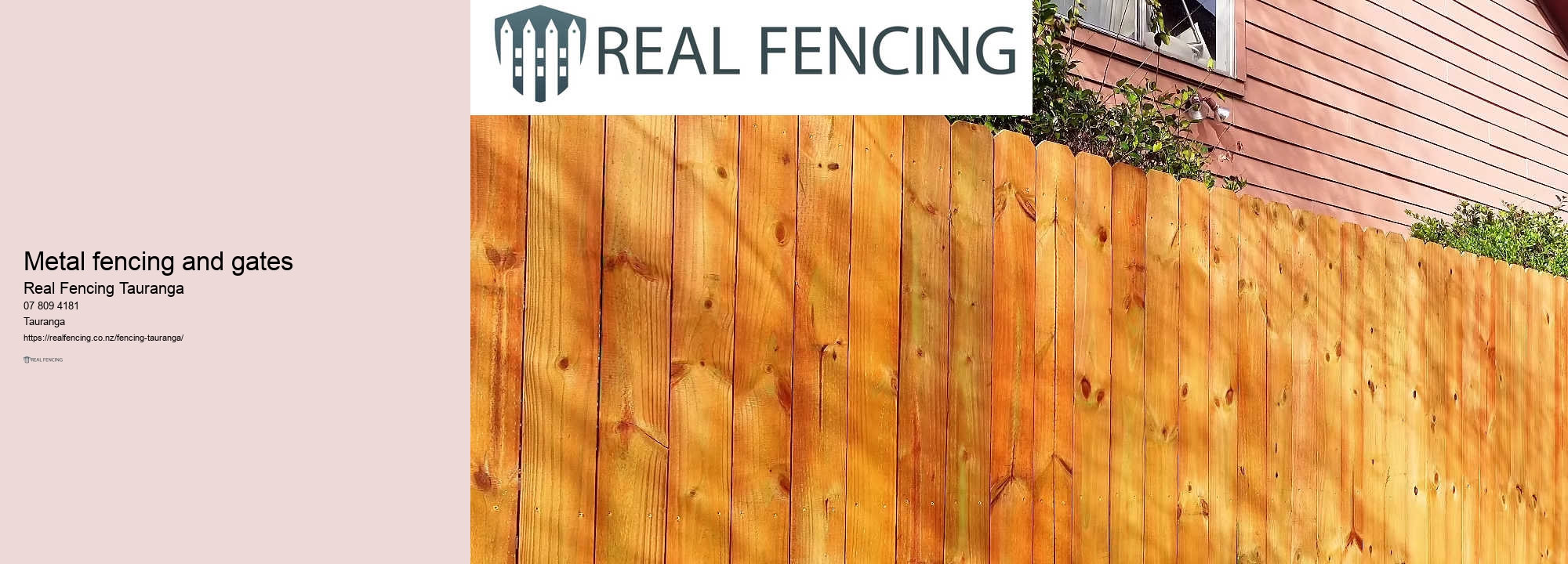 Metal fencing and gates