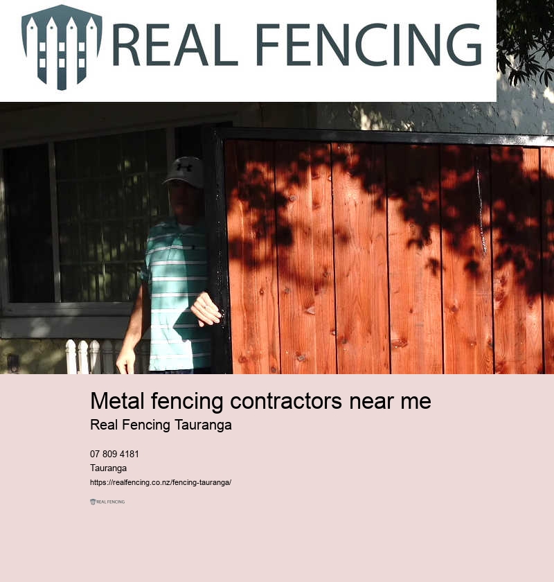 Sheet metal fencing
