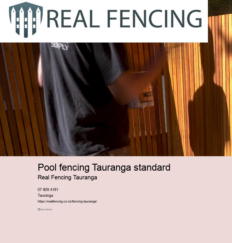 Pool fencing Tauranga standard