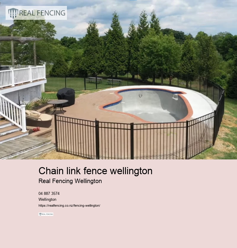 chain link fence wellington