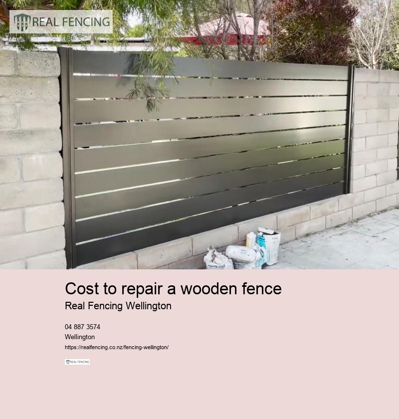 cost to repair a wooden fence