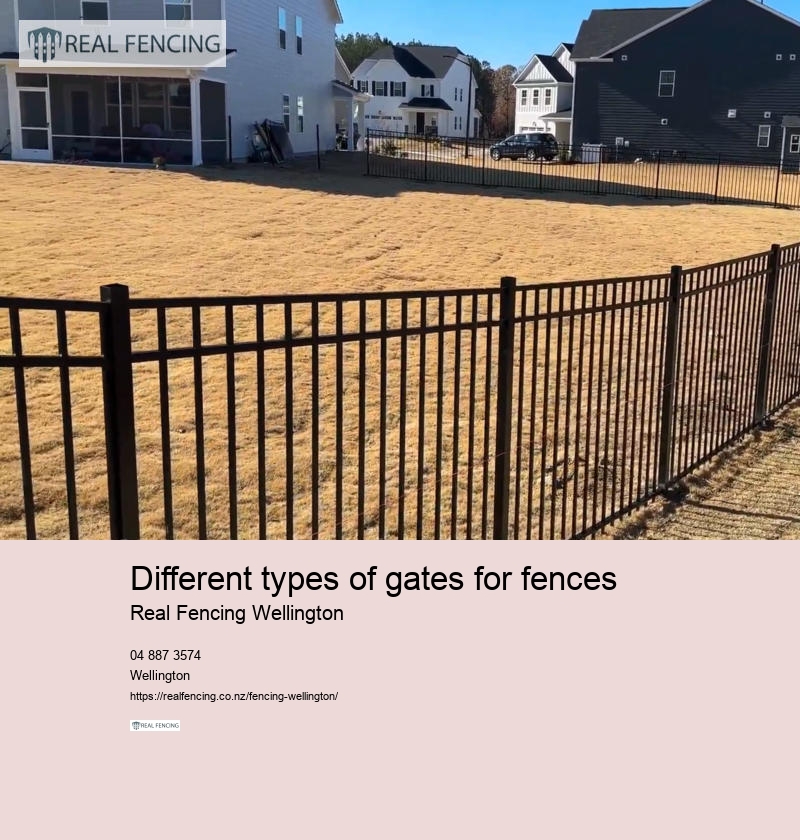 different types of gates for fences