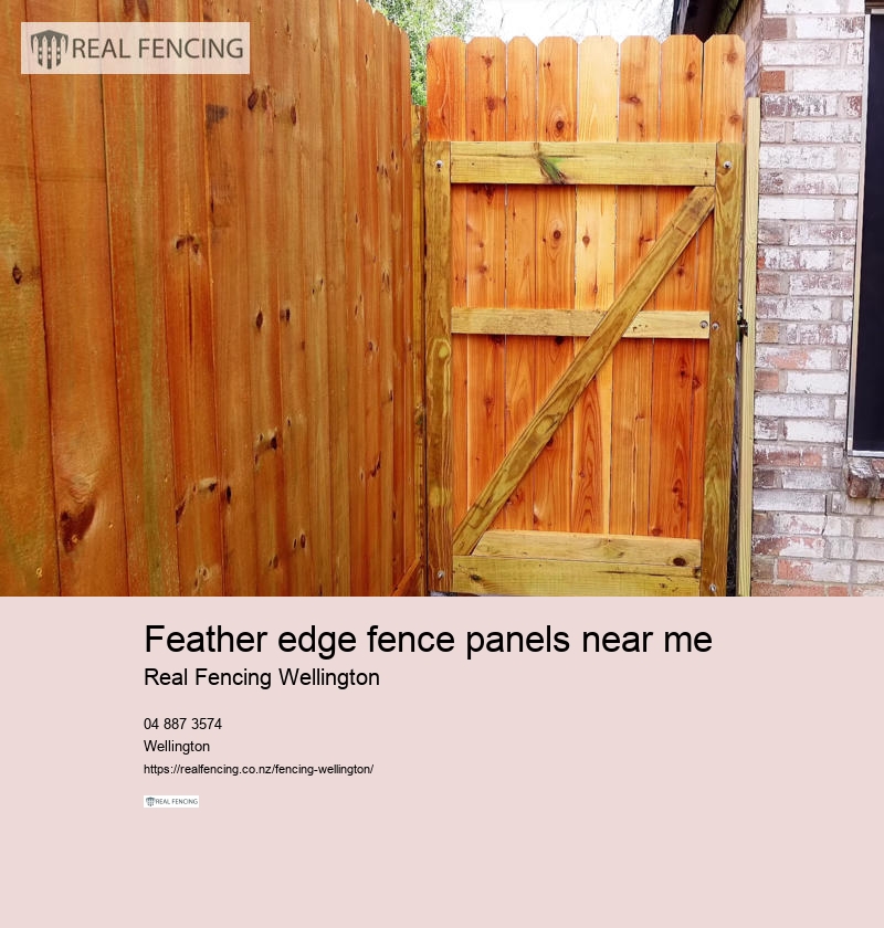 feather edge fence panels near me