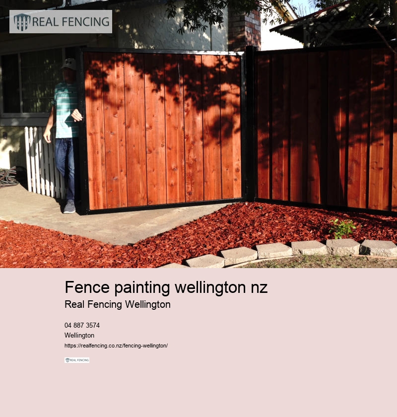 fence painting wellington nz