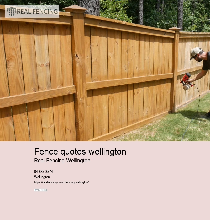 fence quotes wellington