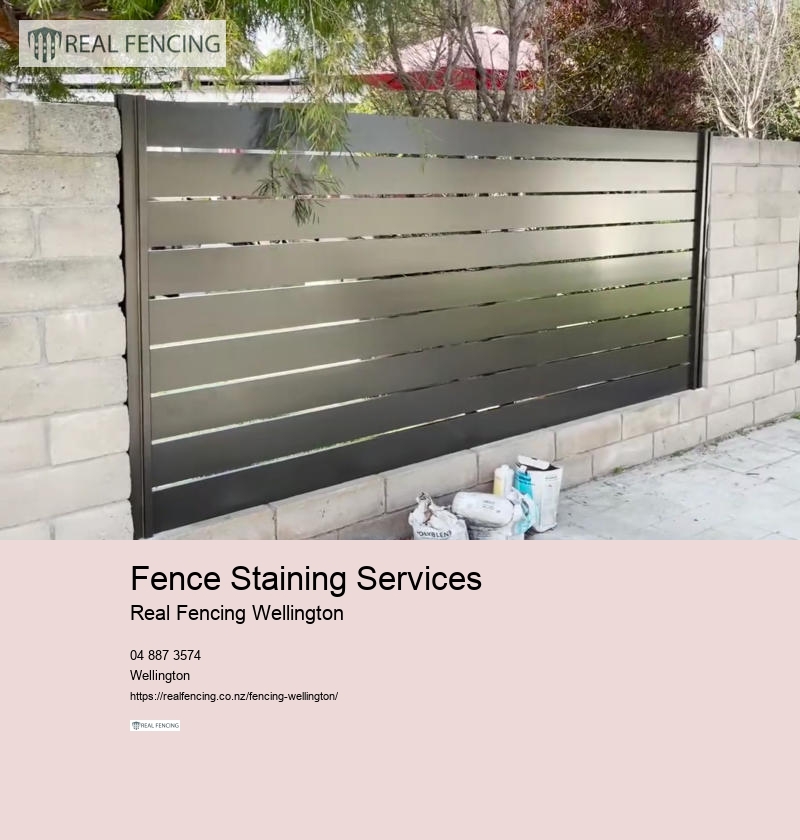 Fence Staining Services