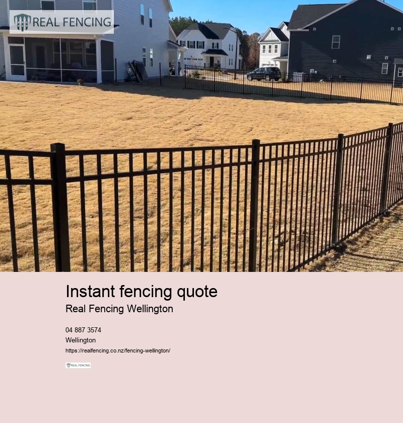 instant fencing quote