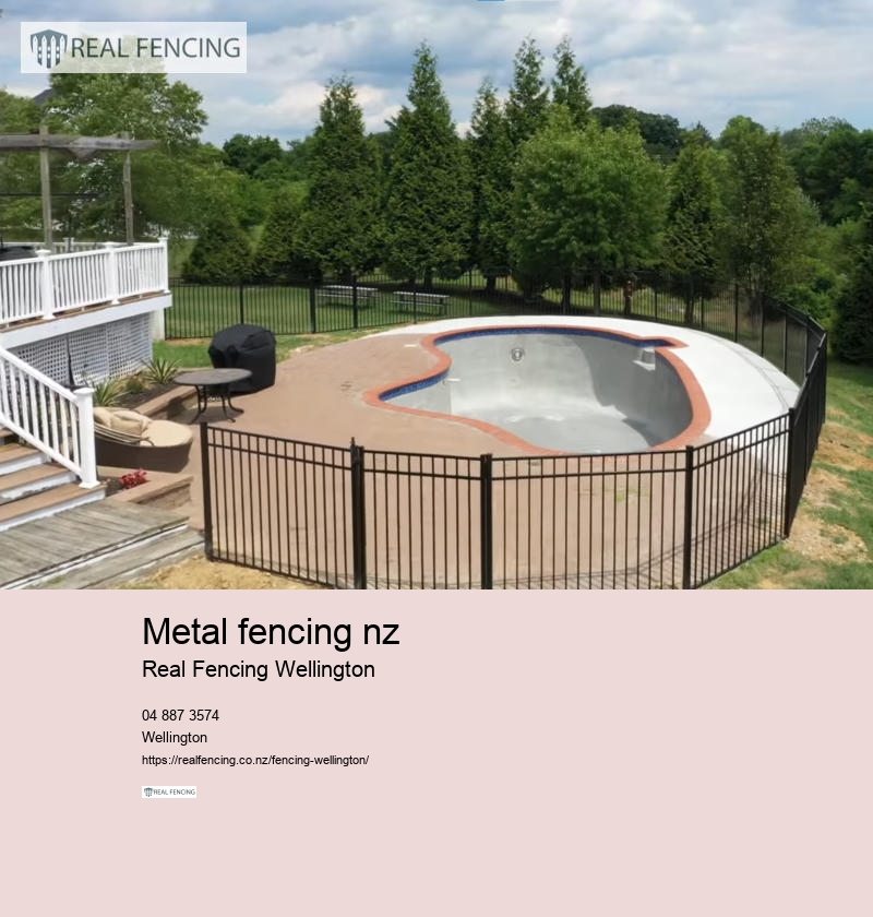 metal fencing nz