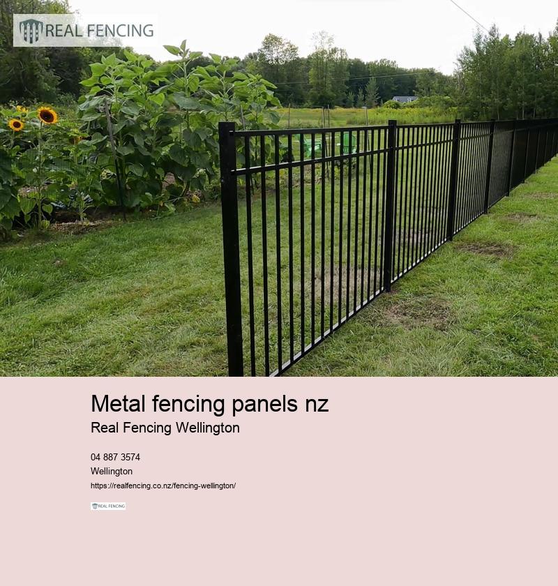 metal fencing panels nz