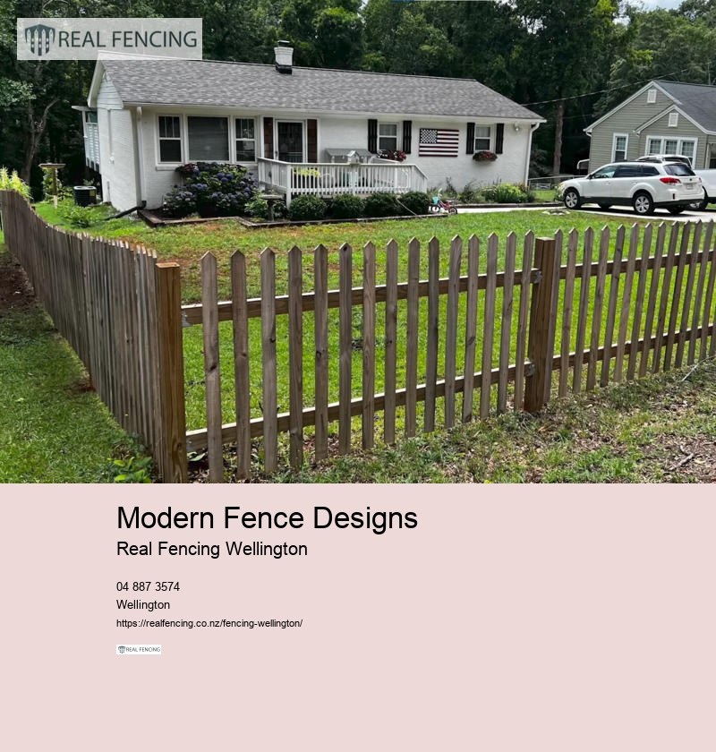 Modern Fence Designs