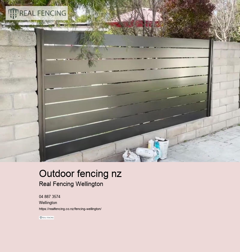 outdoor fencing nz