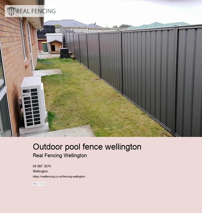 outdoor pool fence wellington