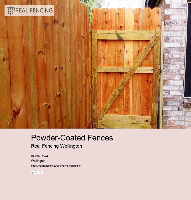 Powder-Coated Fences
