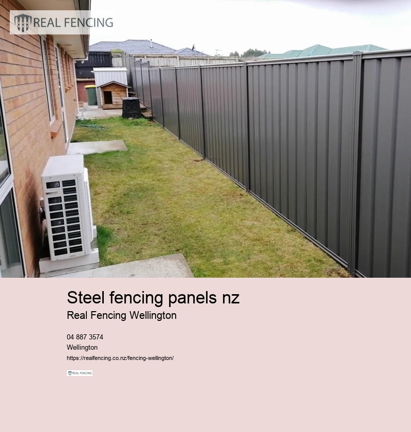 steel fencing panels nz