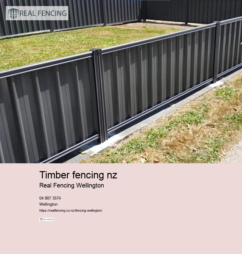 timber fencing nz
