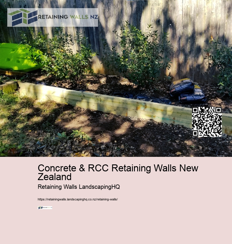 Concrete & RCC Retaining Walls New Zealand