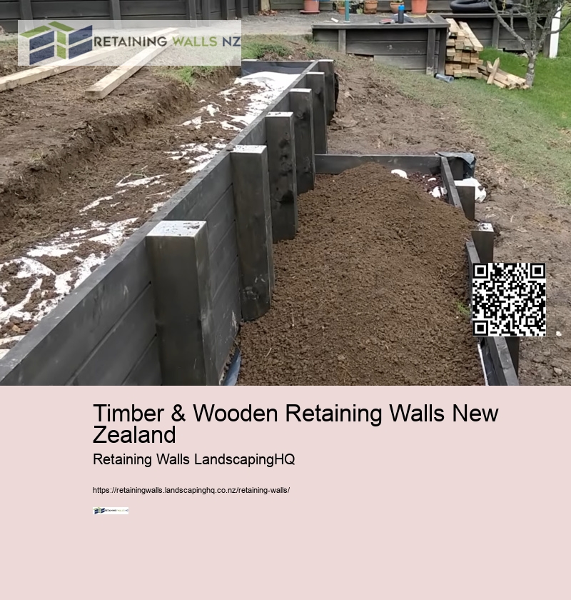 Timber & Wooden Retaining Walls New Zealand